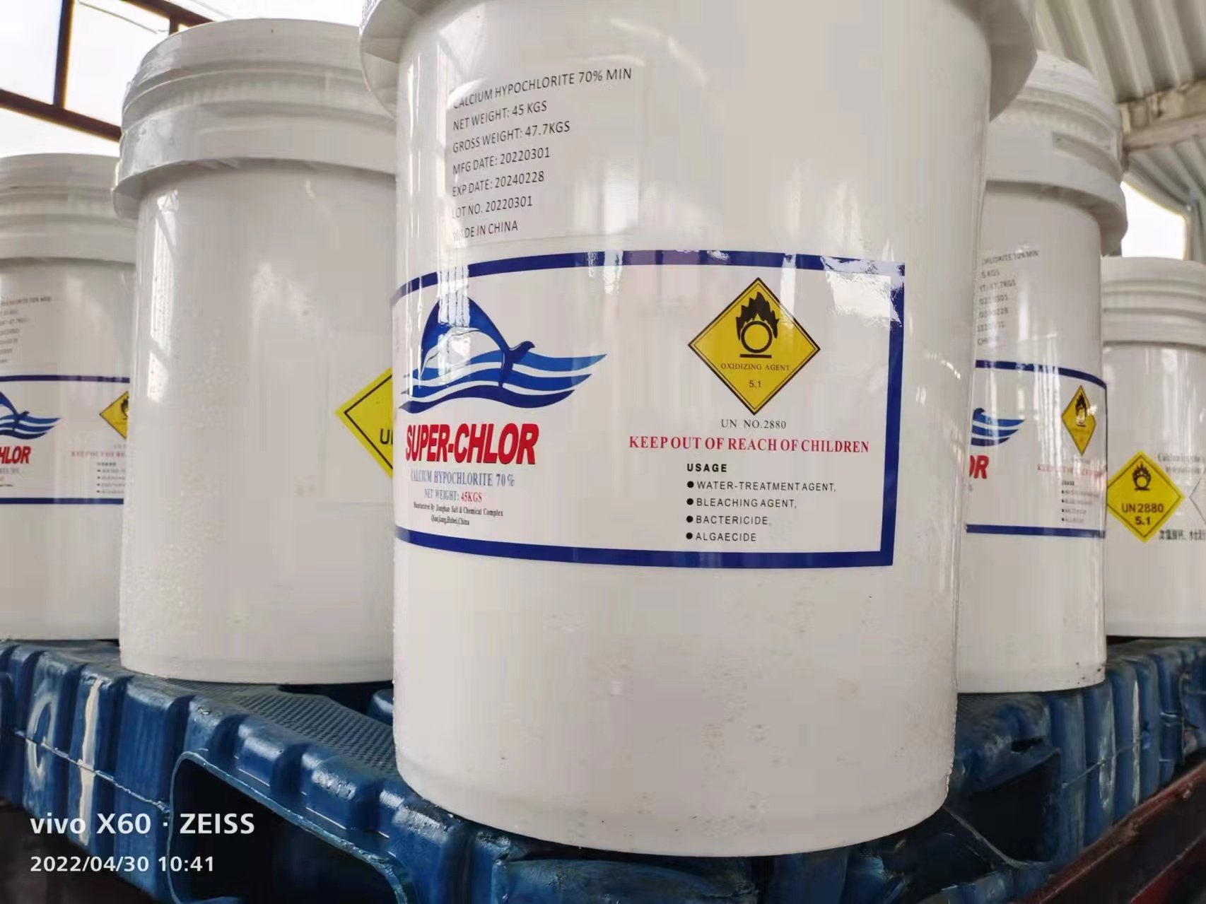 CHLORINE CÁ HEO 70% - CHLORINE CHINA
