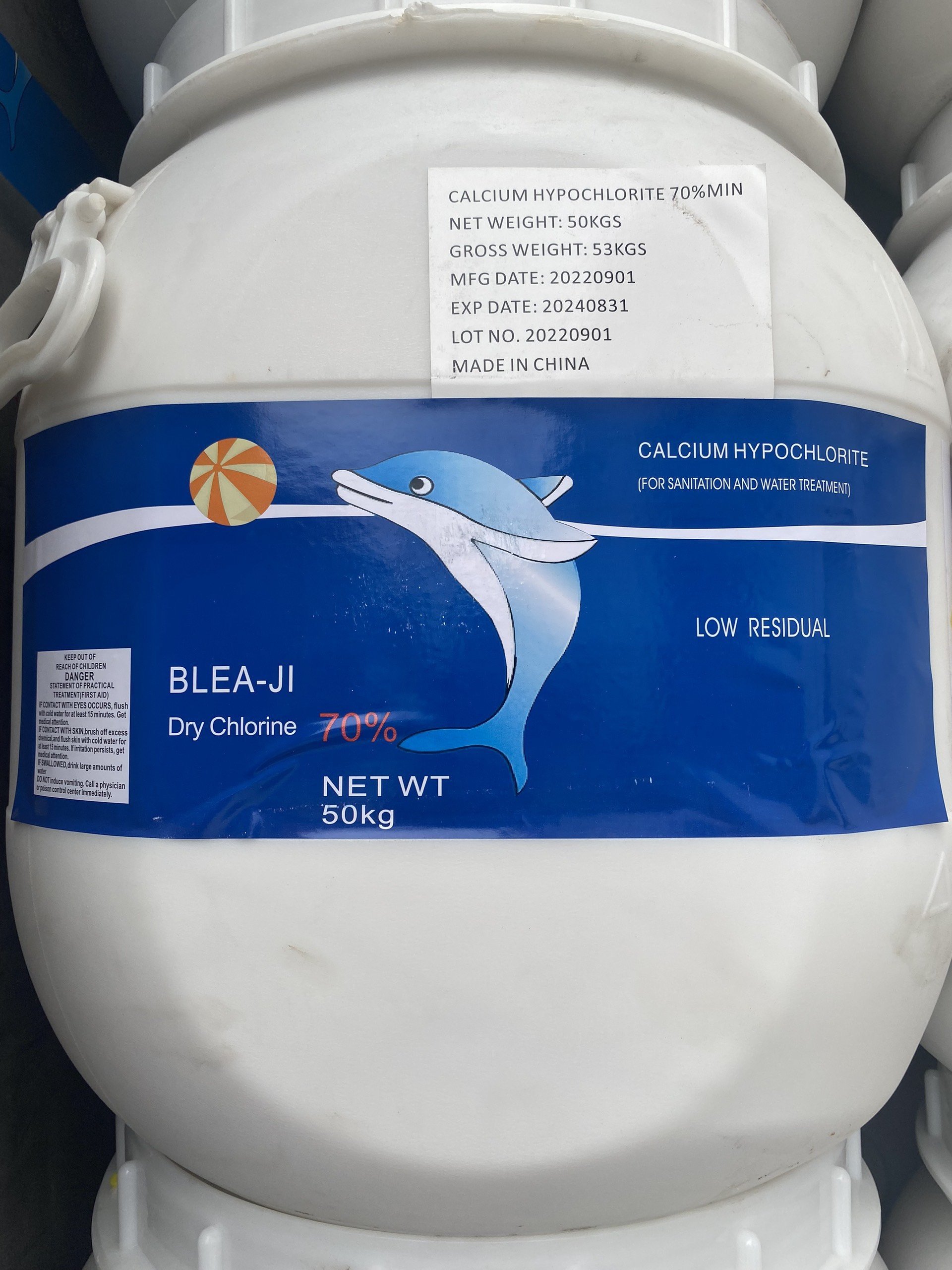CHLORINE CÁ HEO 70% - CHLORINE CHINA