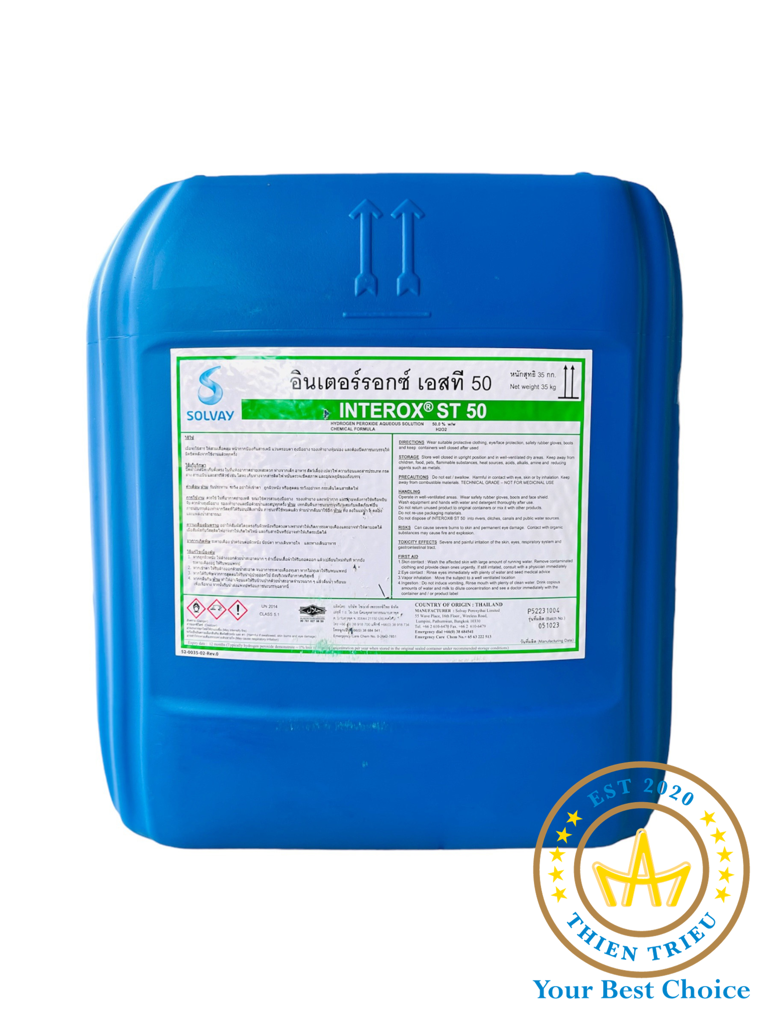 HYDROGEN PEROXIDE - OXY GIÀ 50%
